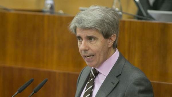 El presidente de la Comunidad en funciones, Ángel Garrido, en la Asamblea El presidente de la Comunidad en funciones, Ángel Garrido, en la Asamblea