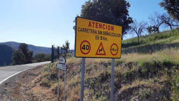 Carretera de Zufre. Carretera de Zufre.
