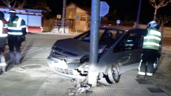 Accidente en Cintruénigo. Accidente en Cintruénigo.