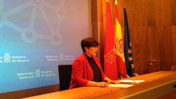 La portavoz del Gobierno de Navarra, María Solana La portavoz del Gobierno de Navarra, María Solana