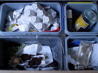 Cubo reciclaje