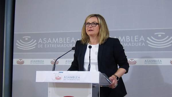 La presidenta de la Asamblea de Extremadura, Blanca Martín La presidenta de la Asamblea de Extremadura, Blanca Martín