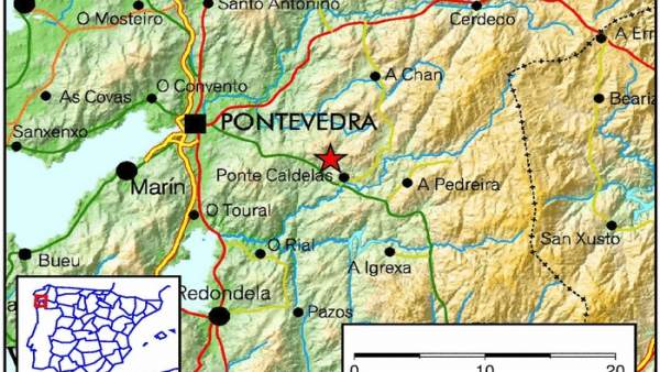 Características temblor Ponte Caldelas madrugada 17 de mayo 2018 Características temblor Ponte Caldelas madrugada 17 de mayo 2018