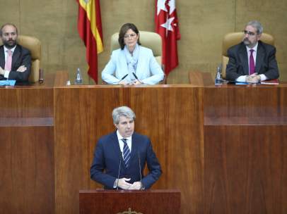 Pleno de investidura de Ángel Garrido como presidente de la Comunidad de Madrid
