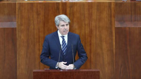 Pleno de investidura de Ángel Garrido como presidente de la Comunidad de Madrid Pleno de investidura de Ángel Garrido como presidente de la Comunidad de Madrid