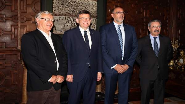 Puig y Ribó en la reunión con representantes de Telefónica Puig y Ribó en la reunión con representantes de Telefónica