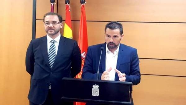 Mario Gómez, en la rueda de prensa Mario Gómez, en la rueda de prensa