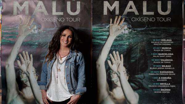 La cantante Malú presenta su nuevo disco Oxígeno La cantante Malú presenta su nuevo disco Oxígeno
