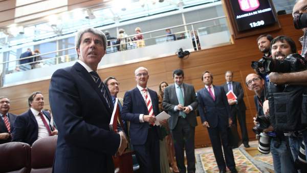 Pleno de investidura de Ángel Garrido como presidente de la Comunidad de Madrid Pleno de investidura de Ángel Garrido como presidente de la Comunidad de Madrid