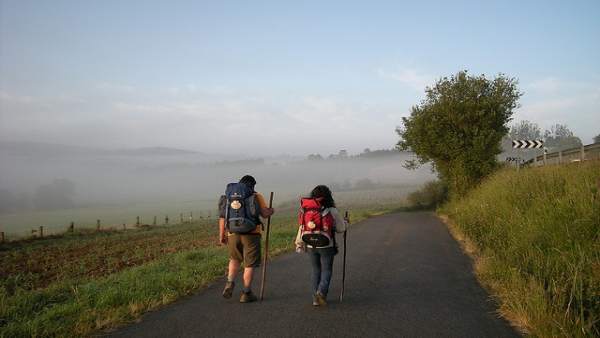 Peregrinos, camino de Santiago Peregrinos, camino de Santiago