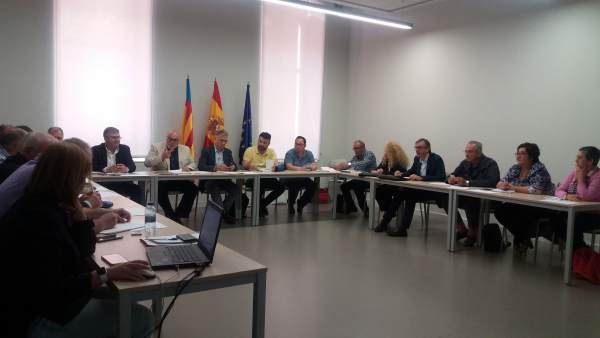 Reunión del encuentro en el que se ha informado del séptimo foco de Xylella Reunión del encuentro en el que se ha informado del séptimo foco de Xylella