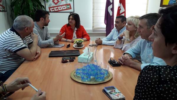 CCOO se reúne con la nueva directiva de la AUGC CCOO se reúne con la nueva directiva de la AUGC