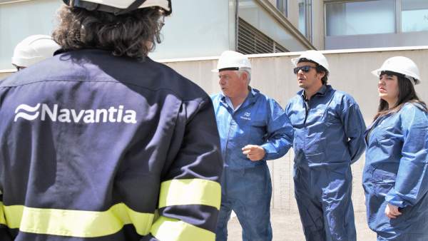 El alcalde de Cádiz en visita a Navantia El alcalde de Cádiz en visita a Navantia