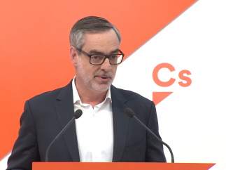 José Manuel Villegas durante una rueda de prensa