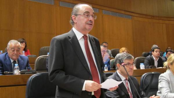 El presidente del Gobierno de Aragón, Javier Lambán El presidente del Gobierno de Aragón, Javier Lambán