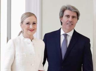 Cristina Cifuentes y Ángel Garrido.