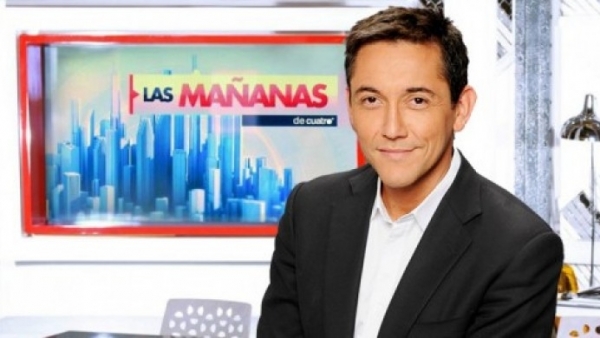 'Las mañanas de Cuatro', con Javier Ruiz. 'Las mañanas de Cuatro', con Javier Ruiz.