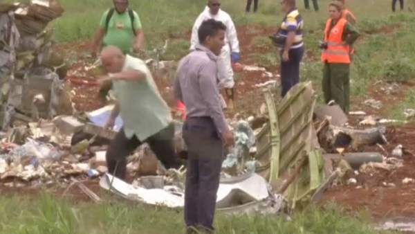 Avión accidentado en Cuba Avión accidentado en Cuba