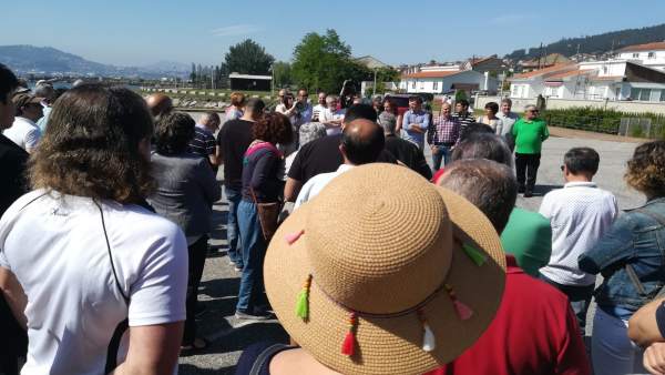 Concentración en Moaña Concentración en Moaña