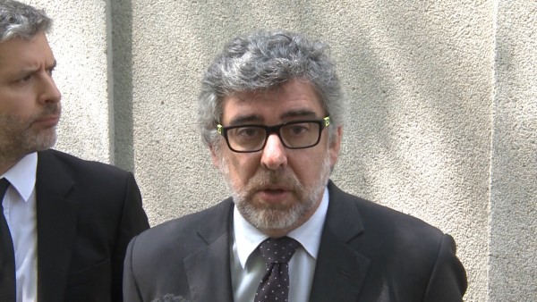 Jordi Pina en el Tribunal Supremo Jordi Pina en el Tribunal Supremo