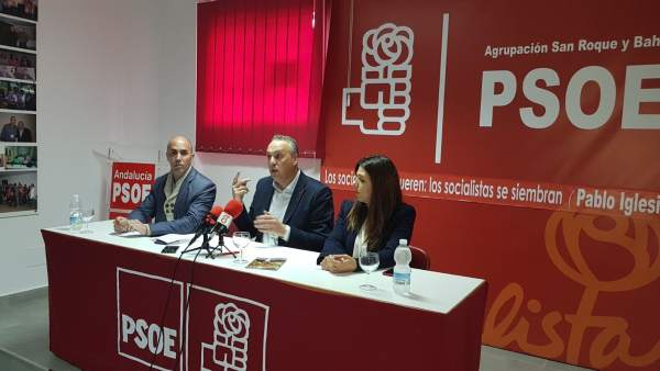 El alcalde de San Roque, Juan Carlos Ruiz Boix El alcalde de San Roque, Juan Carlos Ruiz Boix