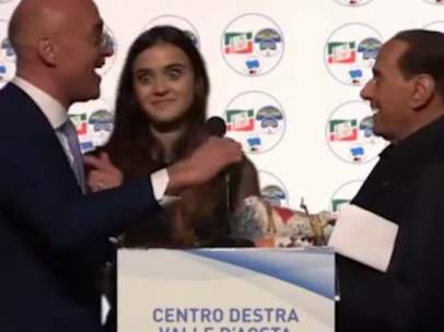 Silvio Berlusconi en Aosta