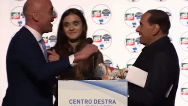 Silvio Berlusconi en Aosta Silvio Berlusconi en Aosta