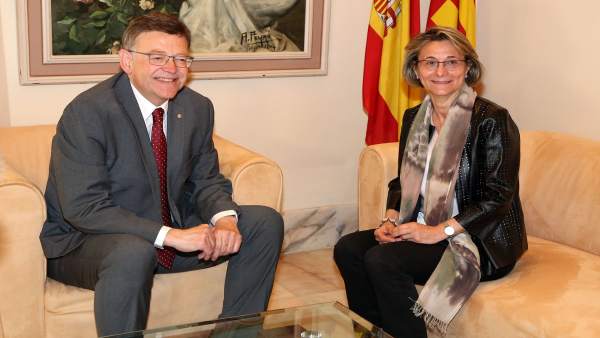 Ximo Puig y Eva Alcón Ximo Puig y Eva Alcón