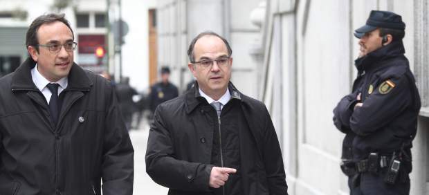 Josep Rull y Jordi Turull, en una imagen de archivo.