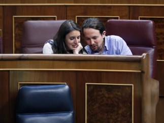 Pablo Iglesias e Irene Montero