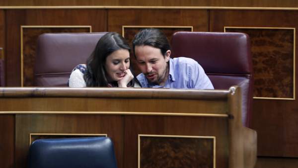 Pablo Iglesias e Irene Montero Pablo Iglesias e Irene Montero