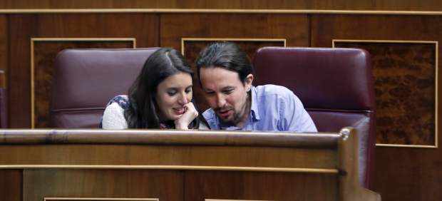 Pablo Iglesias e Irene Montero