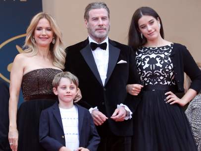 John Travolta y su familia