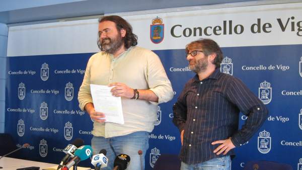 Rueda de prensa de Marea Vigo. Rueda de prensa de Marea Vigo.