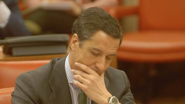 Eduardo Zaplana en la seua etapa de portaveu en el Congrés Eduardo Zaplana en la seua etapa de portaveu en el Congrés