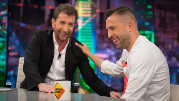 Jordi Alba en 'El Hormiguero' Jordi Alba en 'El Hormiguero'