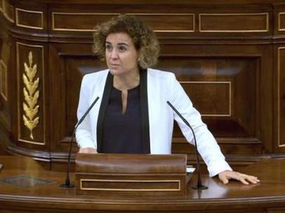La ministra Dolors Montserrat en el Congreso