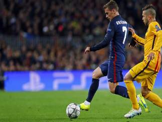 Griezmann y Jordi Alba en el FC Barcelona - Atlético de Madrid
