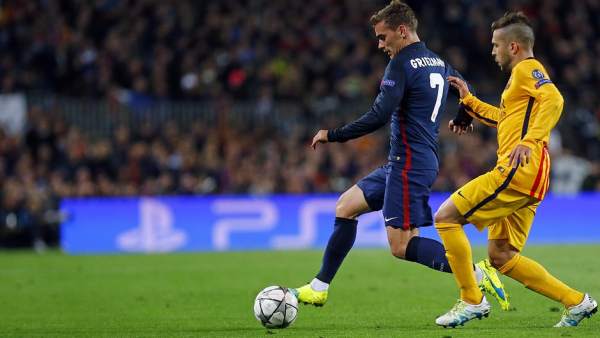 Griezmann y Jordi Alba en el FC Barcelona - Atlético de Madrid Griezmann y Jordi Alba en el FC Barcelona - Atlético de Madrid