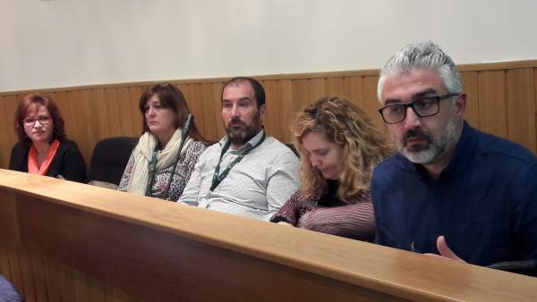 Juanma Ramón, en la bancada de Compromís Juanma Ramón, en la bancada de Compromís