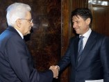 Mattarella y Conte.