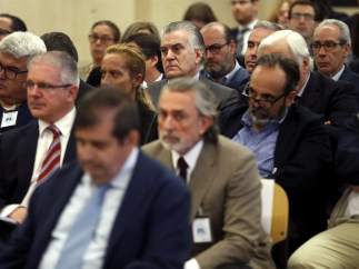 Banquillo de los acusados de Gürtel