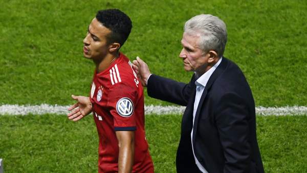 Thiago Alcántara, sustituido Thiago Alcántara, sustituido