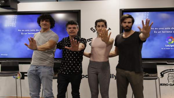 Jero García, Nacho Guerreros, Carolina Marín y Alex Barahona Jero García, Nacho Guerreros, Carolina Marín y Alex Barahona