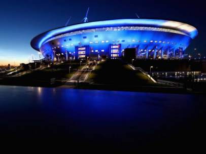 El estadio de San Petersburgo, con un sistema de climatización especial.