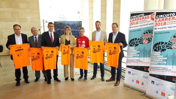 Imagen de la presentación de la carrera 'Ponle Freno' en Murcia Imagen de la presentación de la carrera 'Ponle Freno' en Murcia
