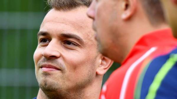 Xerdan Shaqiri, estrella de la selección suiza. Xerdan Shaqiri, estrella de la selección suiza.