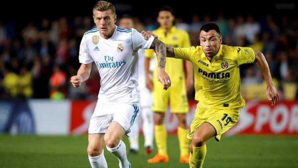Toni Kroos, en un partido con el Real Madrid. Toni Kroos, en un partido con el Real Madrid.