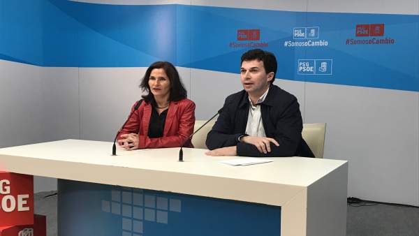 La diputada del PSOE Luz Martínez Seijo y Gonzalo Caballero La diputada del PSOE Luz Martínez Seijo y Gonzalo Caballero