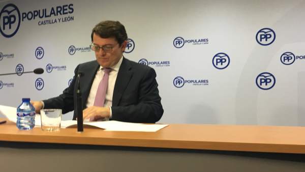 Valladolid.- Alfonso Fernández Mañueco (24/05/18) Valladolid.- Alfonso Fernández Mañueco (24/05/18)